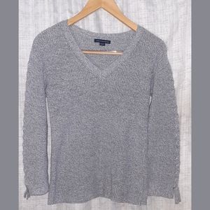 American Eagle Outfitters Silver Gray Sweater XS
